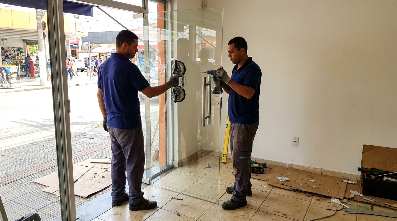 Portas em Vidro em Barueri‑SP
